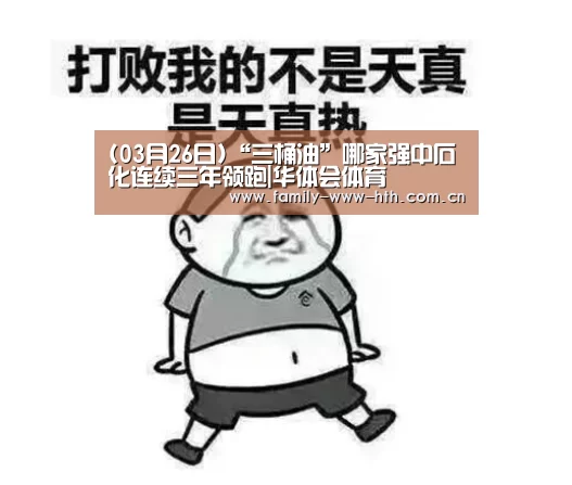 (03月26日)“三桶油”哪家强中石化连续三年领跑|华体会体育(图1) 华体会体育
